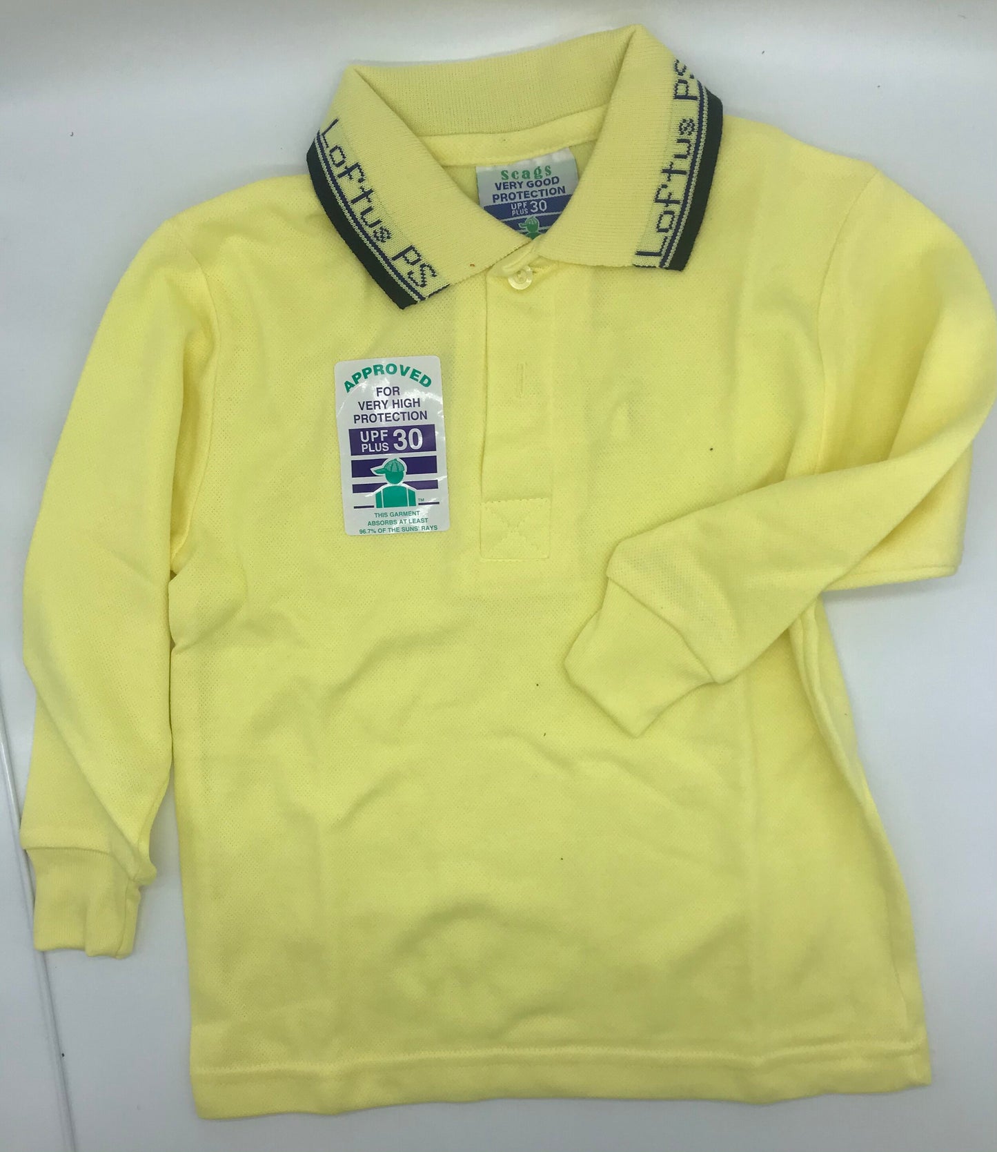 Long Sleeve Polo Yellow
