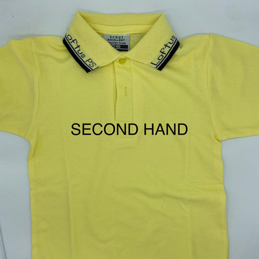 Short Sleeve Polo Yellow