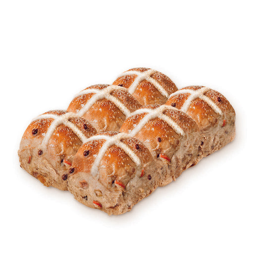 Apple and Cinnamon Hot Cross Buns